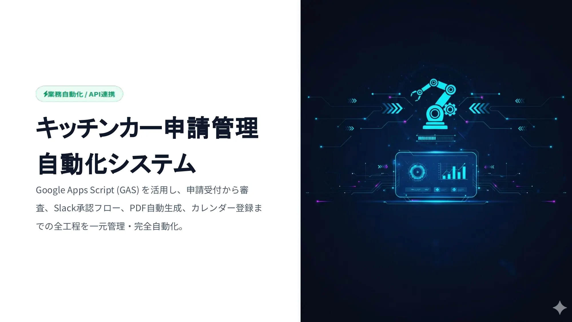 申請管理自動化システム（完成）